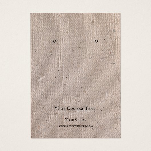 Écouter une carte d'affichage bijoux, recycler pap (Devant)