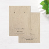 Écouter une carte d'affichage bijoux, recycler pap (Bureau)