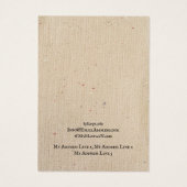 Écouter une carte d'affichage bijoux, recycler pap (Dos)