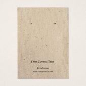 Écouter une carte d'affichage bijoux, recycler pap (Devant)