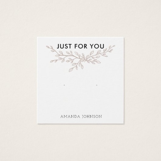 Écouteur Écouteur Carte d'affichage Branche modern (Devant)