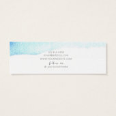 Écouteurs Carte ・ Aquarelle Indigo Blue (Dos)