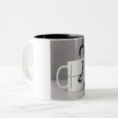 Écoutez attentivement : Cette Mug a un rythme card (Devant gauche)