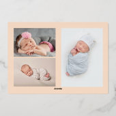 Écoutez, écoutez votre Faire-part de naissance pho (Verso)