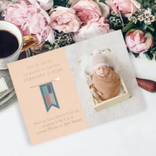 Écoutez, écoutez votre Faire-part de naissance pho