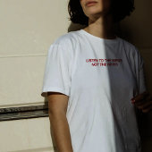 "Ecoutez les oiseaux, pas les nouvelles" T-shirt