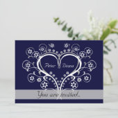 Écoutez mes invitations de mariage de coeur (Debout devant)