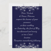 Écoutez mes invitations de mariage de coeur (Dos)