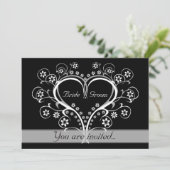 Écoutez mes invitations de mariage de coeur (Debout devant)