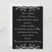 Écoutez mes invitations de mariage de coeur (Dos)