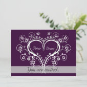 Écoutez mes invitations de mariage de coeur (Debout devant)