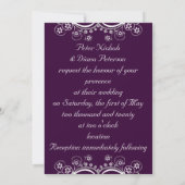 Écoutez mes invitations de mariage de coeur (Dos)