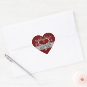 Écoutez Mes Stickers De Mariage Du Coeur (Enveloppe)