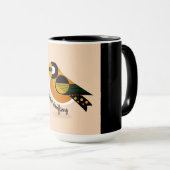 Écoutez Votre Chanson Intérieure Oiseau Mug (Devant droit)