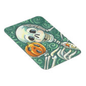 ÉCOUTEZ VOTRE CITROUILLE, HALLOWEEN SKELLY MAGNET (Côté Droit)
