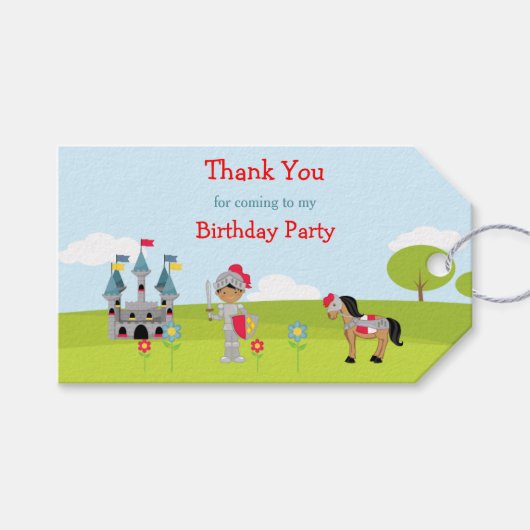 Écoutez votre étiquette cadeau Chevalier afro-amér (Devant (Horizontal))