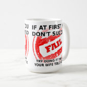 Écoutez votre tasse drôle d'épouse (Devant droit)