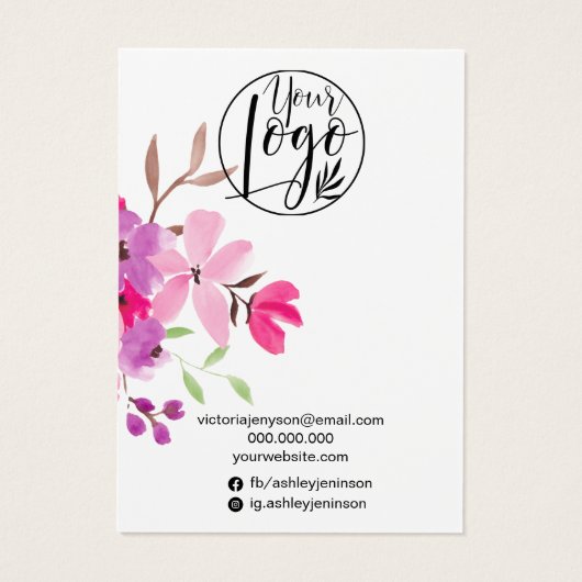 Écran à bijoux chic rose (Dos)