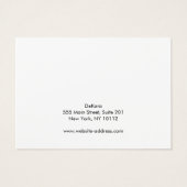 Écran à cheveux blancs du logo horizontal (Dos)