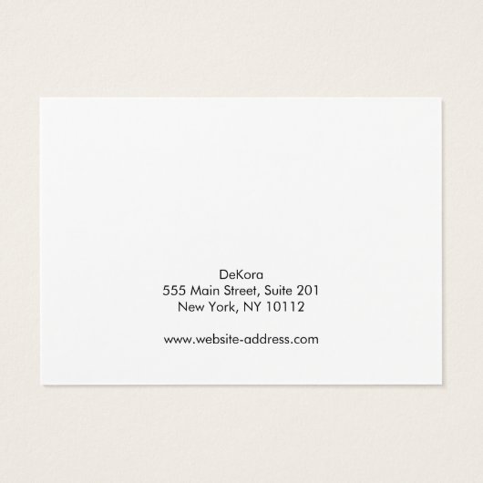 Écran à cheveux blancs du logo horizontal (Dos)