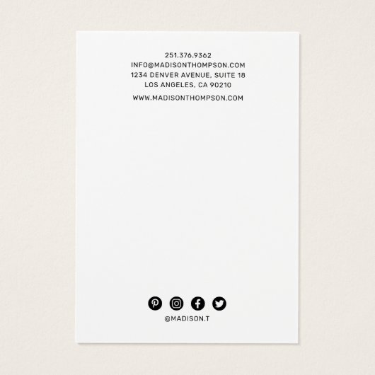 Écran à Clip Porte Rose & Or tendance (Dos)