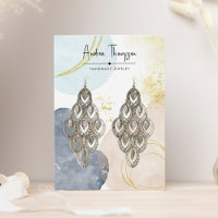 Ecran Abstrait Aquarelle Or Huile Boho Elevage