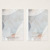 Écran Abstrait de collier d'aquarelle douce (Devant & derrière)