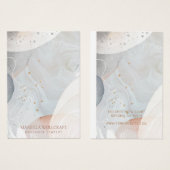 Écran Abstrait de collier d'aquarelle douce (Devant & derrière)