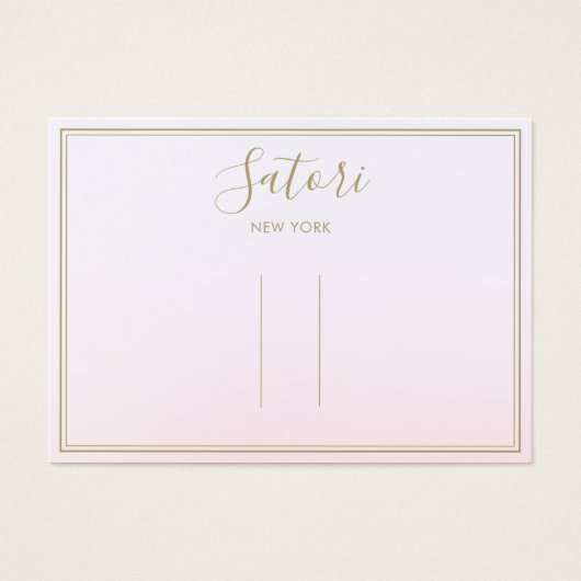 Écran Accessoire pour Clip Pink Ombre Script (Devant)