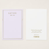 Écran bracelet à bordure violet clair (Devant & derrière)