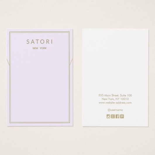 Écran bracelet à bordure violet clair (Devant & derrière)