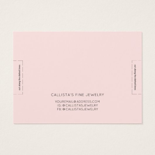 Écran bracelet à coeur noir rose simple et élégant (Dos)