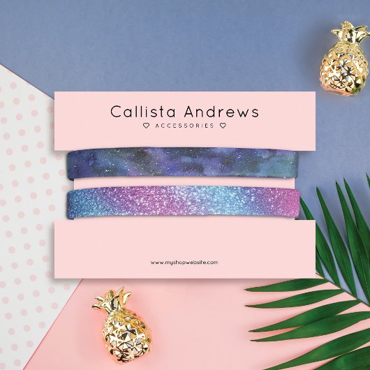 Écran bracelet à coeur noir rose simple et élégant