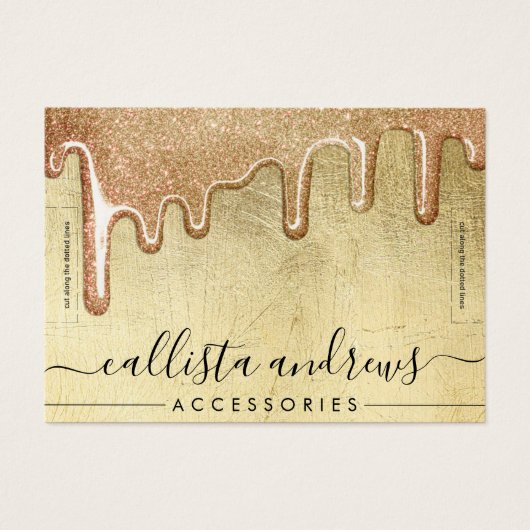 Écran Bracelet à Parties scintillant épaisse Glam  (Devant)