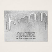 Écran Bracelet en argent glam Épais Parties scinti (Dos)