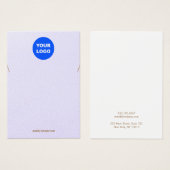 Écran Bracelet en cuir violet Ajouter un logo (Devant & derrière)