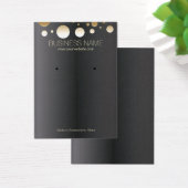 Écran Chic Gold Spots Bijoux foncés et oreille (Bureau)