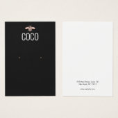 Écran cool moderne de bijoux d'oreille d'abeille n (Devant & derrière)