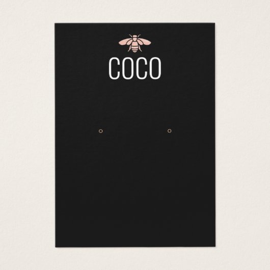 Écran cool moderne de bijoux d'oreille d'abeille n (Devant)