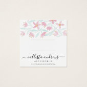 Écran d'aquarelle rose vert Floral (Devant)