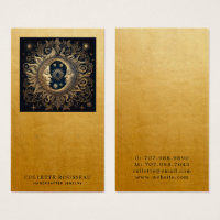 Écran de bijouterie céleste Sun Moon Gold