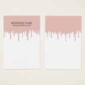 Écran de bijouterie moderne Rose Gold Driving (Devant & derrière)