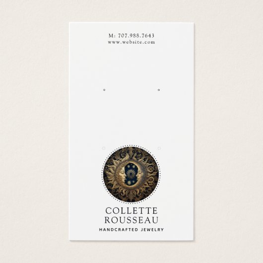 Écran de bijoux Céleste Sun Moon (Devant)