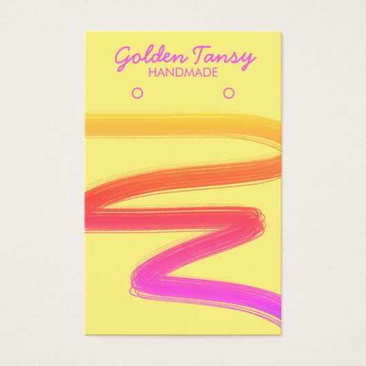 Écran de bijoux de collier d'oreille en encre de n (Devant)