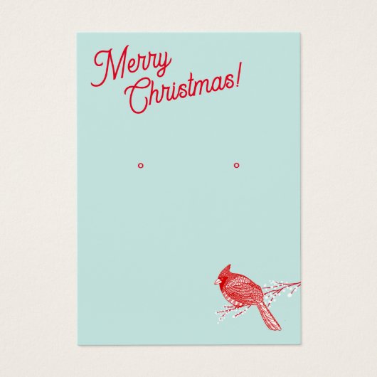 Écran de bijoux de Noël Cardinal (Devant)