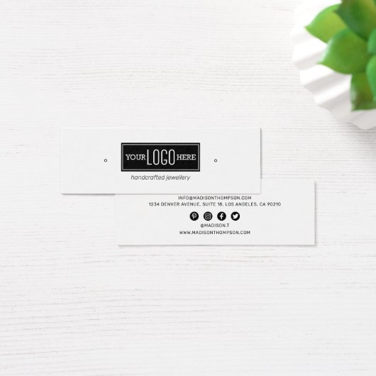 Écran de bijoux d'oreille du logo (Bureau)