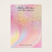 Écran de bijoux en arc-en-ciel de parties scintill (Devant)