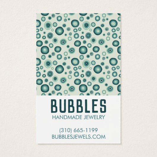 Écran de bijoux en collier vert (Dos)