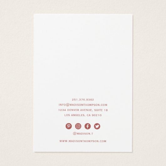 Écran de bijoux en marbre rose et or (Dos)