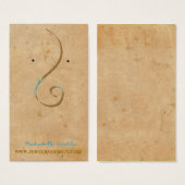 Écran de bijoux vintage rétro (Devant & derrière)